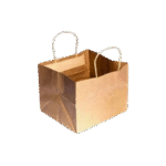 10‑Inch Kraft Paper Carry Bag with Handle