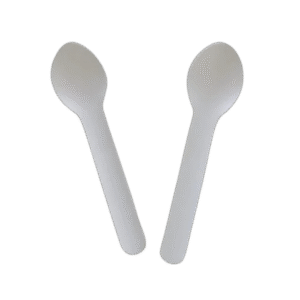 160 mm White Paper Spoon