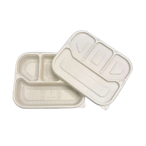 4 CP Bio Plastic Meal Tray – Dosa
