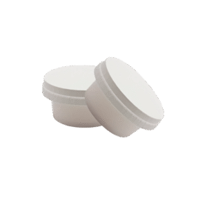 50 ml Round White Paper Container with Paper Lid