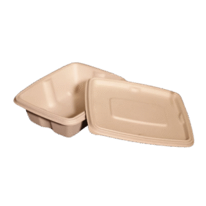 500 ml Bagasse Anti‑Leak Rectangle Container with Lid