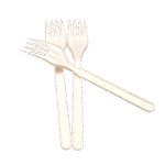 6 Inch Bio Plastic Fork 01