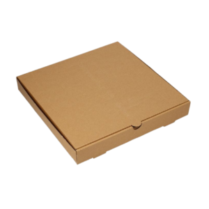 8 Inch Brown Corrugated Pizza Box – Plain