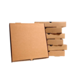 Brown Corrugated Pizza Box – Plain 02