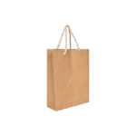 Size 8.6 x 5.5 x 9 Kraft Paper Carry Bag with Handle