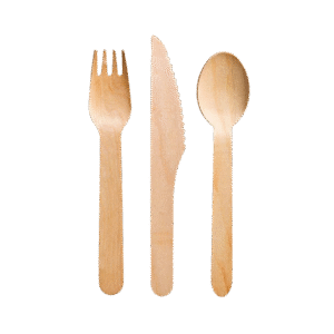Wooden Cutlery Kit 3‑in‑1 (Spoon + Fork + Knife)
