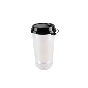 250 ML Plastic Glass With Lid