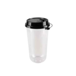300 ML Plastic Glass With Lid