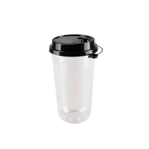 300 ML Plastic Glass With Lid